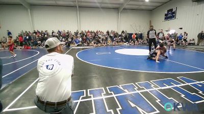 120 lbs Quarterfinal - Teddy Buckskin, Hilldale Youth Wrestling Club vs Hazen Crank, R.A.W.