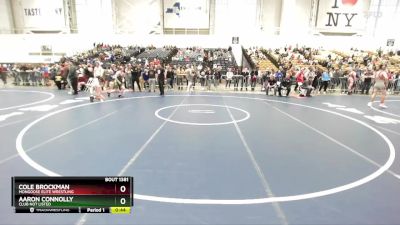 145 lbs Cons. Round 3 - Cole Brockman, Mongoose Elite Wrestling vs Aaron Connolly, Club Not Listed