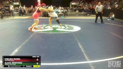 Girls 165 lbs Semifinal - Eliana Benevidez, Piedra Vista High vs Chelsea Rivera, Volcano Vista