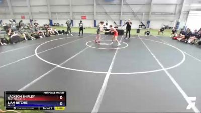 100 lbs Placement Matches (16 Team) - Jackson Shipley, Team Texas B vs Liam Ritchie, LA