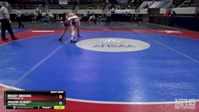 6A 175 lbs Quarterfinal - Brady Brooks, Gardendale Hs vs Mason Hussey, Pike Road School