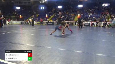 50 lbs Final - Scarlett McKeown, Wilkes Barre vs Julia Peirce, Owen J. Roberts