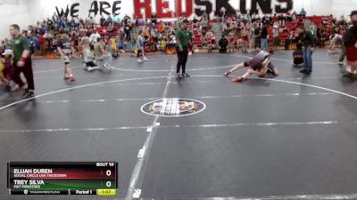 136/143 Round 1 - Elijah Duren, Social Circle USA Takedown vs Trey Silva, Mat Monstars