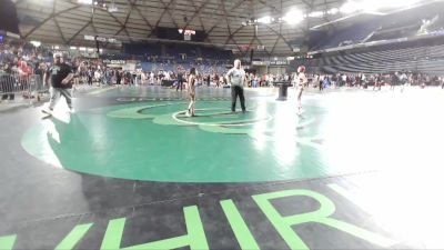 79 lbs Cons. Round 3 - Payton Bennett, Team Newport Tornadoes Wrestling Club vs Elise Albeso, Team Aggression Wrestling Club