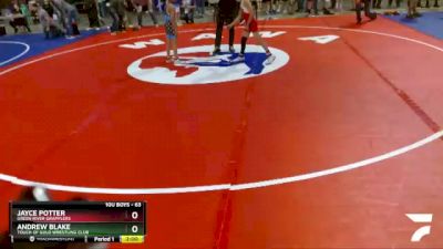 63 lbs Semifinal - Jayce Potter, Green River Grapplers vs Andrew Blake, Touch Of Gold Wrestling Club