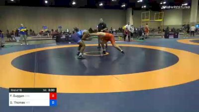 125 kg Prelims - Francis Duggan, Cyclone Regional Training Center C-RTC vs Demertius Thomas, Pittsburgh Wrestling Club