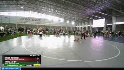 45 lbs 3rd Place Match - Krue Ashby, Delta Wrestling Club vs River Robison, Black Fox Wrestling Academy