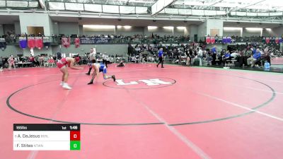 165 lbs Quarterfinal - Aidan DeJesus, Berlin vs Fisher Stites, Newtown