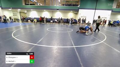 150 lbs Consi Of 16 #1 - Antoine Glasgow, GA vs Draven McCall, FL