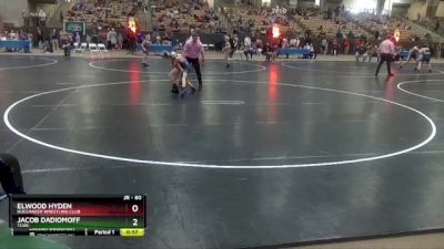 60 lbs Semifinal - Elwood Hyden, Buccaneer Wrestling Club vs Jacob Dadiomoff, TCWC