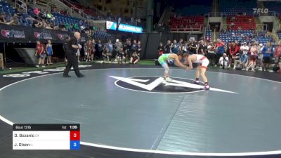 113 lbs Cons 64 #2 - Dominic Bozanic, California vs Jackson Olson, Illinois