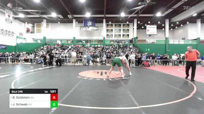 285 lbs Round Of 16 - Brandon Goldstein, Bellmore-jfk vs Jackson Schwab, Fayetteville-manlius