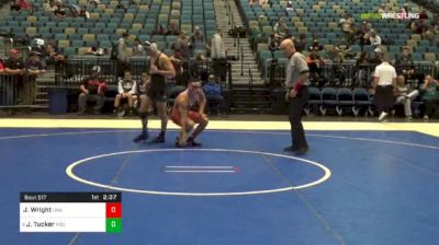 157 lbs Quarterfinal - Jacob Wright, Unattached vs Jake Tucker, Michigan State