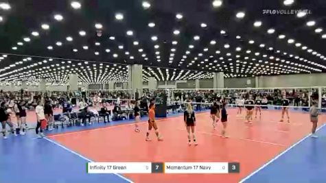 Infinity 17 Green vs Momentum 17 Navy - 2022 JVA World Challenge presented by Nike - Expo Only