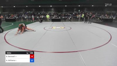 160 lbs Consi Of 16 #2 - Billie Bonwell, NV vs Autumne Williams, IL