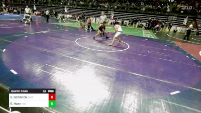 136 lbs Quarterfinal - Stephen Semancik, Garfield vs Ryan Hoey, Triumph Trained