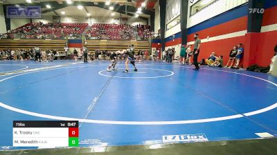 73 lbs Consolation - Knox Trosky, Claremore Wrestling Club vs Matthew Meredith, R.A.W.