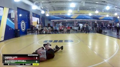 113 Gold Quarterfinal - Carson Lutz, Glynn Academy vs Quintarious Mitchell, Colquitt County