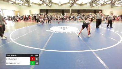 93 lbs Rr Rnd 2 - Zaphyr Musshorn, Tugman Rothman vs Dion Coleman, Toms River Wrestling Club