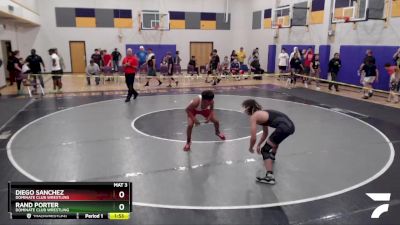 132 lbs Cons. Round 2 - Rand Porter, Dominate Club Wrestling vs Diego Sanchez, Dominate Club Wrestling