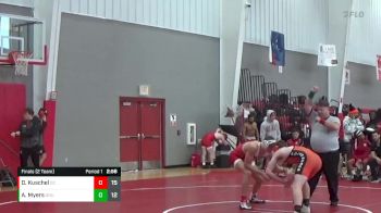 174 lbs Finals (2 Team) - Dylan Kuschel, Olivet College vs Adam Myers, Ohio Northern