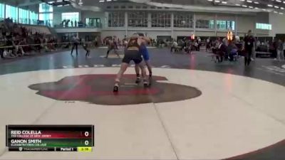 174 lbs Quarterfinal - Ganon Smith, Elizabethtown College vs Reid Colella, The College Of New Jersey