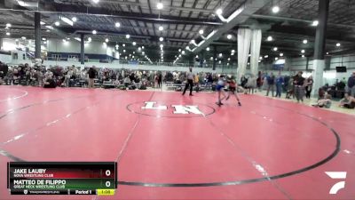 105 lbs Semifinal - Matteo De Filippo, Great Neck Wrestling Club vs Jake Lauby, NOVA Wrestling Club