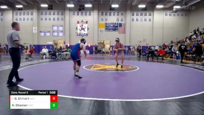 182 lbs Cons. Round 3 - Brady Ehrhart, Memphis Univ. Sch. vs Nicholas Ohanian, Fenton