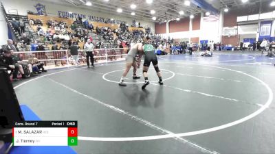 195 lbs Cons. Round 7 - MIKEY SALAZAR, Hesperia vs Joseph Tierney, Irvine