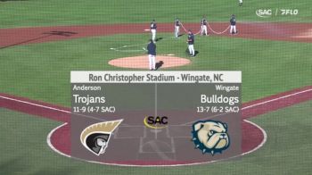 Replay: Anderson (SC) vs Wingate - DH | Mar 10 @ 2 PM