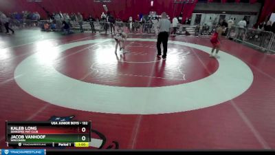 132 lbs Cons. Semi - Kaleb Long, Shakopee Mat Club vs Jacob VanHoof, Wisconsin