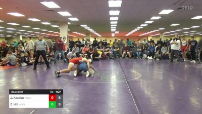 132 lbs Rr Rnd 1 - Jack Kazalas, Gladiators HS vs Zach Hill, CRWC HS