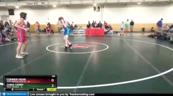 136 lbs Round 3 (8 Team) - Conner Hoar, Team Indiana GR Blue vs Chris Hamm, Team Virginia
