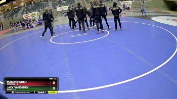 134 lbs Round 3 (4 Team) - Mason Fisher, Coquille vs Jack Vandehey, Banks