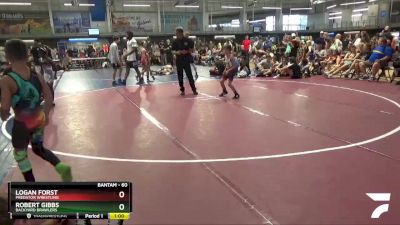 60 lbs Quarterfinal - Logan Forst, Predator Wrestling vs Robert Gibbs, Backyard Brawlers