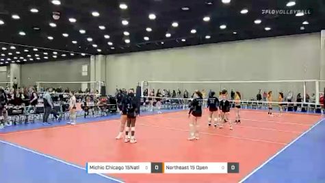Michio Chicago 15Natl (GL) vs Northeast 15 Open - 2022 JVA World Challenge presented by Nike - Expo Only