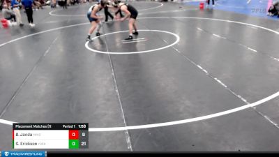 182 lbs Placement Matches (16 Team) - Braxton Janda, Minden vs Seth Erickson, York