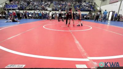 46 lbs Consi Of 8 #2 - Harper Woolman, Pryor Tigers vs Jacob Wardlow, Heat