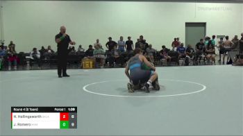 132 lbs Round 4 (6 Team) - Jakob Romero, Black Mambas vs Hunter Hollingsworth, Team Oklahoma