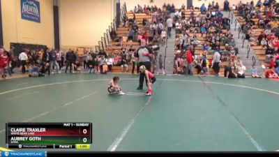 45 lbs Round 1 - Claire Traxler, White Bear Lake vs Aubrey Goth, STMA