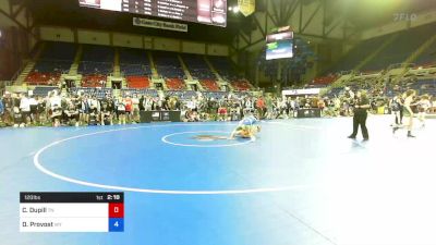 120 lbs Cons 32 #2 - Carson Dupill, Tennessee vs Darron Provost, Wyoming