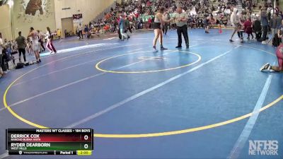 184 Boys Quarterfinal - Derrick Cox, Rancho Buena Vista vs Ryder Dearborn, West Hills