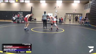 160 lbs Quarterfinal - Bo Koedam, The Arena Wrestling Academy vs Brenden Heying, Immortal Athletics WC