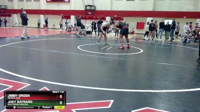 285 lbs Cons. Round 3 - Jimmy Green, Pacific (OR) vs Joey Baynard, Southern Oregon