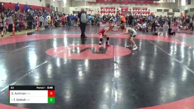 63 lbs Cons. Round 1 - Tayden DeWall, Ironhawks Wrestling Academy vs Solomon Aultman, Grand Rapids Grapplers