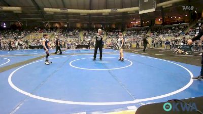 88 lbs Round Of 32 - Caysen Wahl, Bristow Youth Wrestling vs Riley Bradley, Team Tulsa Wrestling Club