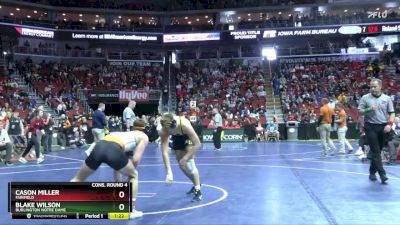 2A-157 lbs Cons. Round 4 - Cason Miller, Fairfield vs Blake Wilson, Burlington Notre Dame