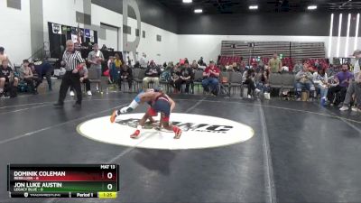 70 lbs 2nd Wrestleback (8 Team) - Dominik Coleman, Rebellion vs Jon Luke Austin, Legacy Blue