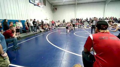 131 lbs Rr Rnd 1 - Kayden Morrison, Spiro Bulldog Wrestling vs Allissa Tugmon, Locust Grove Youth Wrestling