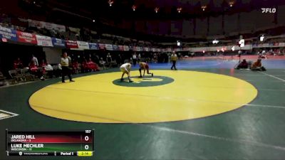 157 lbs Finals (2 Team) - Luke Mechler, Wisconsin vs Jared Hill, Oklahoma